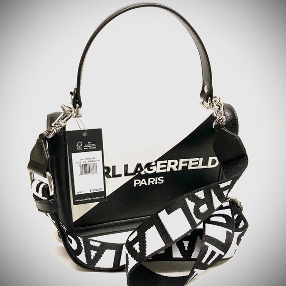 NWT Karl Lagerfeld Simone Purse/Crossbody with Dustbag - Picture 2 of 12